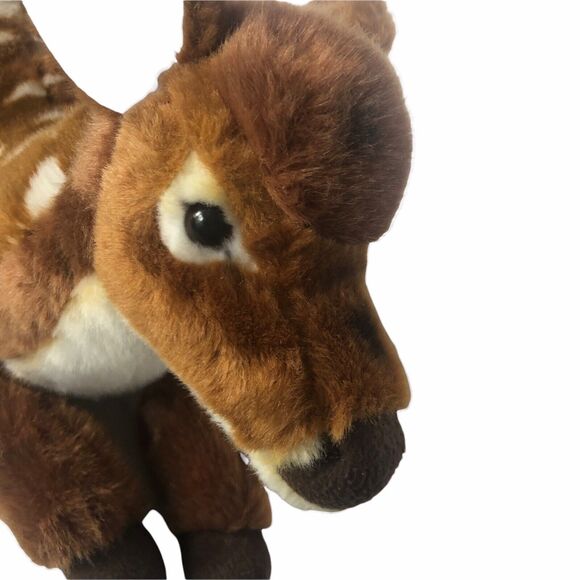FAO Schwarz Baby Deer Fawn Plush Spotted Stuffed Animal Lovey Large Toy 17” #ST - Picture 4 of 8